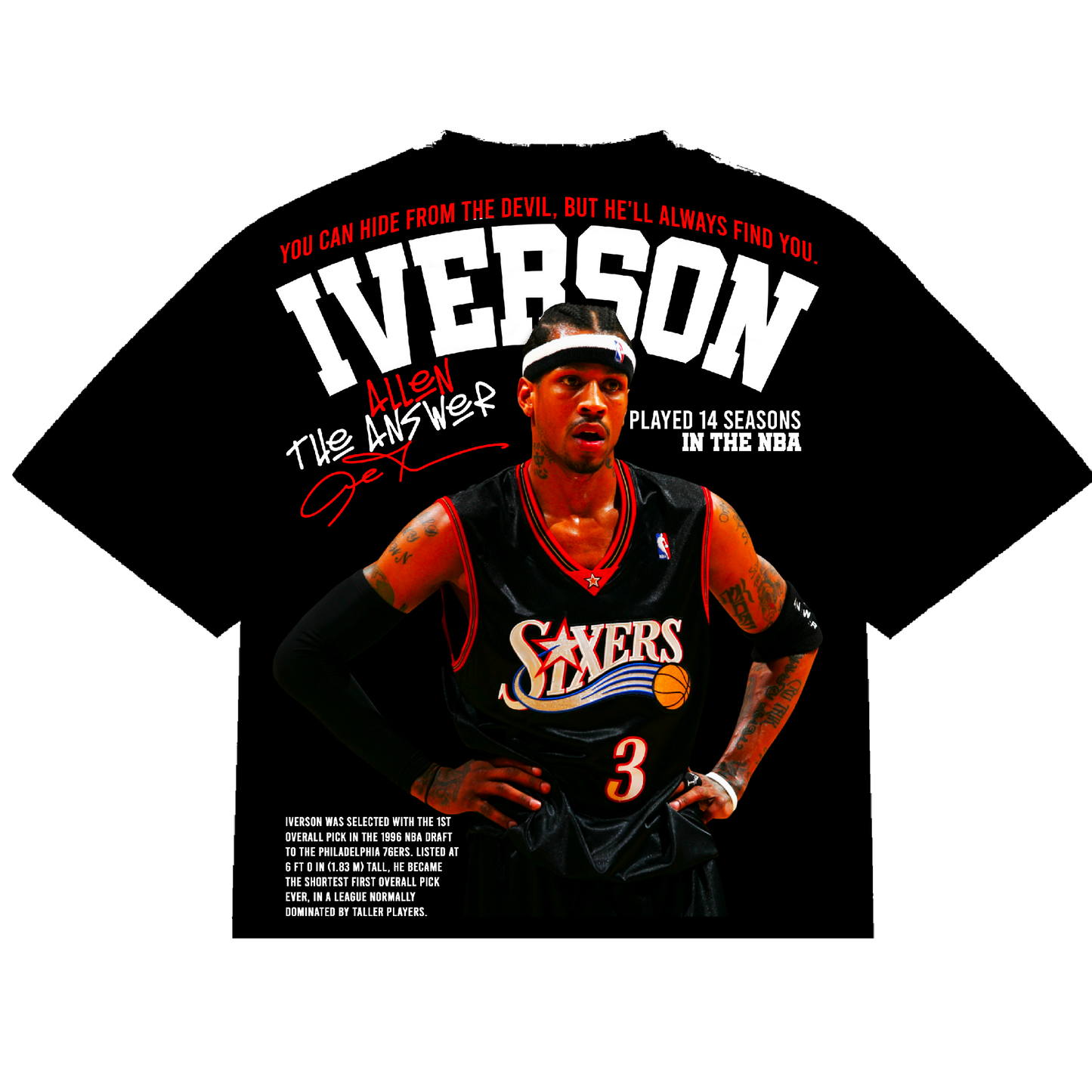 Oversized A.IVERSON TEE